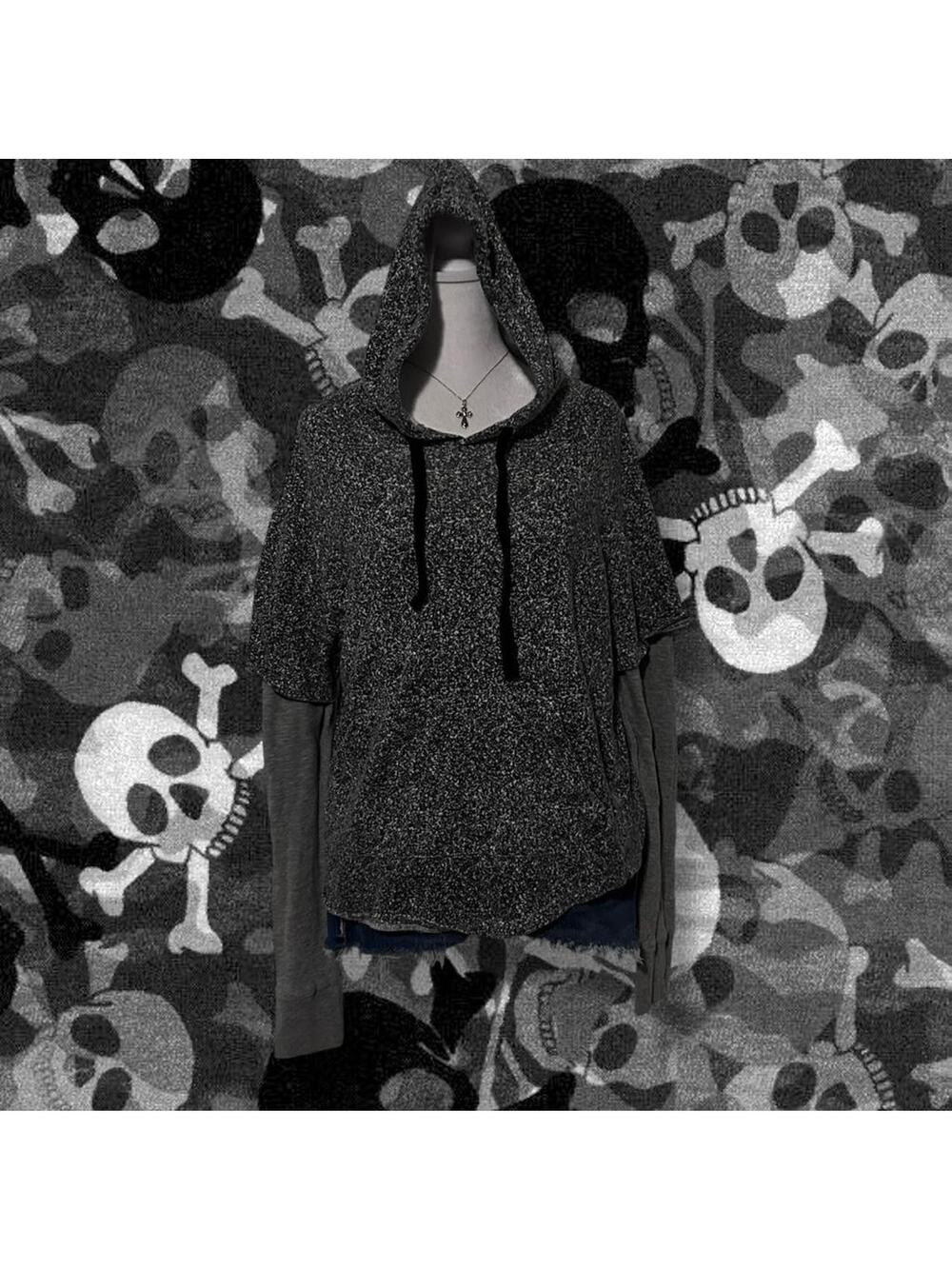 one piece heather charcoal marled hoodie elevated basic